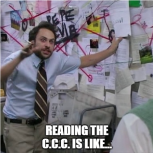 Catholic business owners reading the CCC