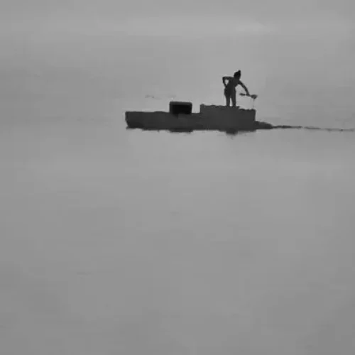 A photo that catptures being isolated morally